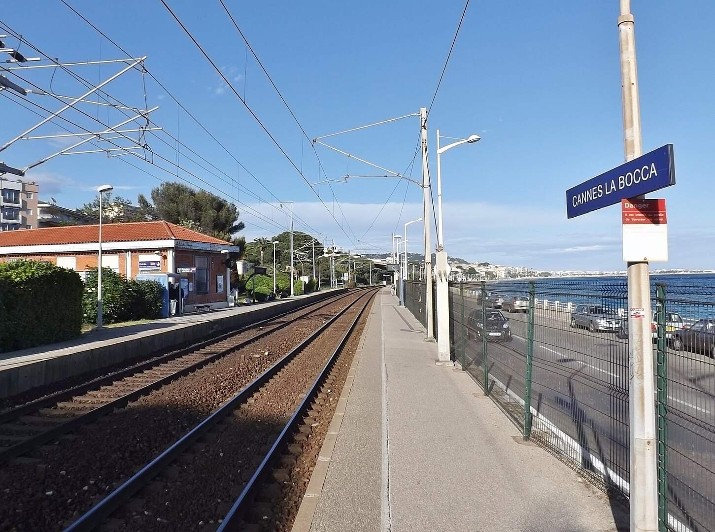 La gare de Cannes-la-Bocca, 2014