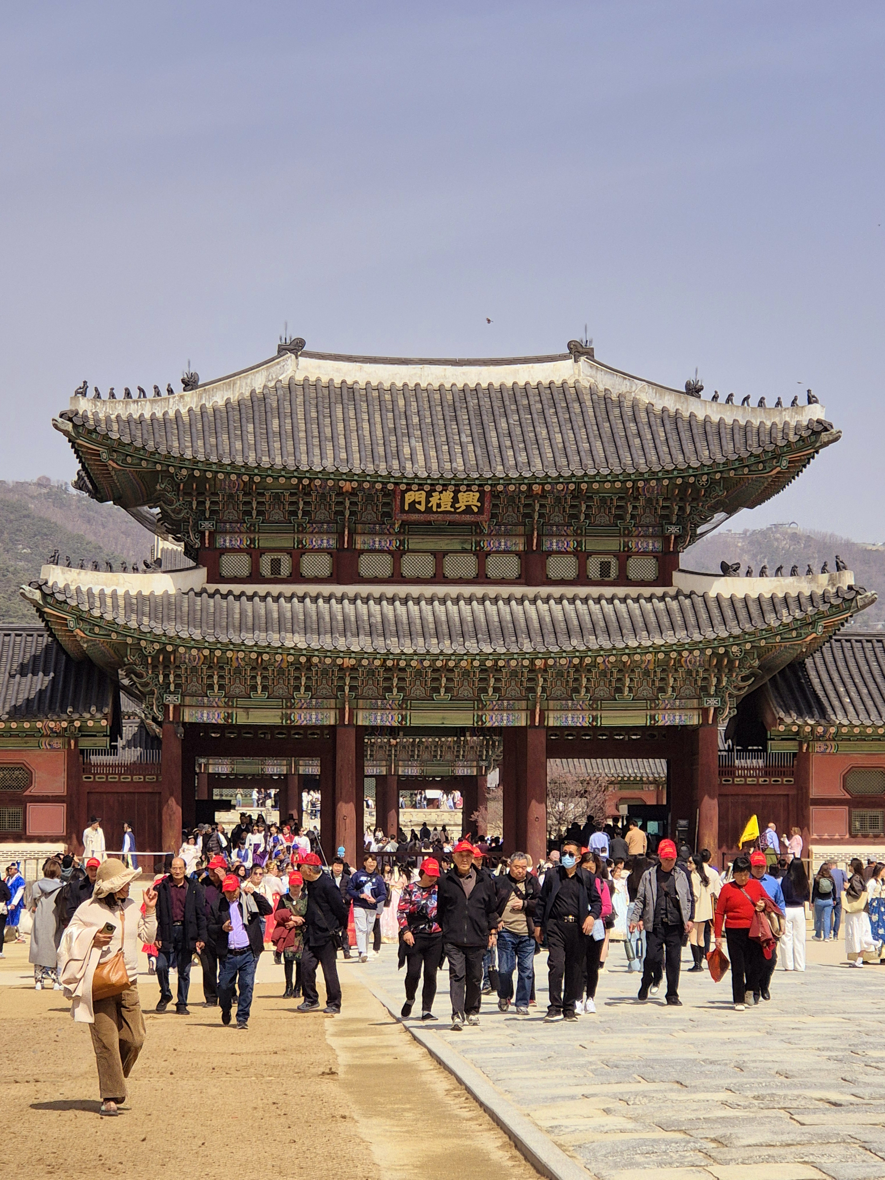 Entrée du Palais de Gyeongbokgung à Séoul (2025)